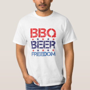 Camiseta T-Shirt Livre De Cerveja De Churrasco, CHURRASCO,