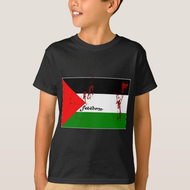 Camiseta T-shirt livre de Palestina (Frente)