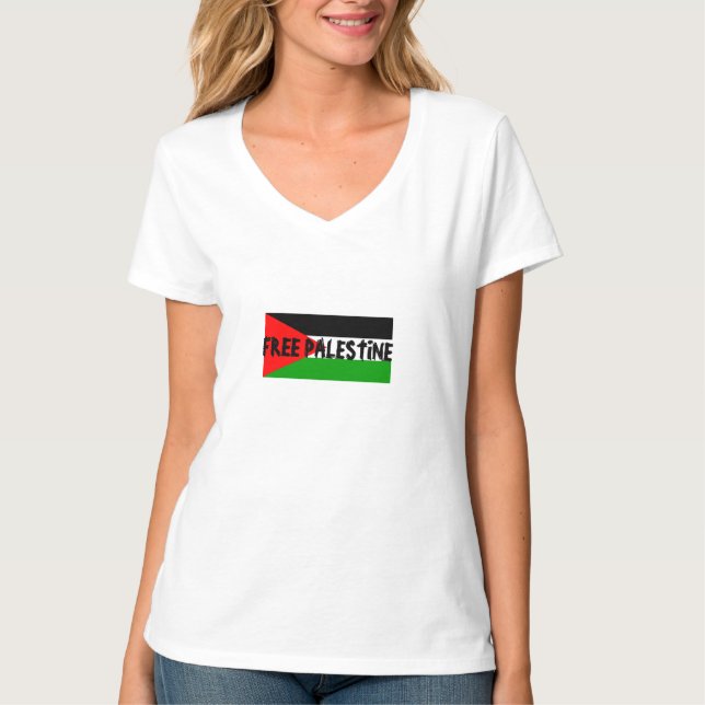 CAMISETA T-SHIRT LIVRE DE PALESTINA (Frente)