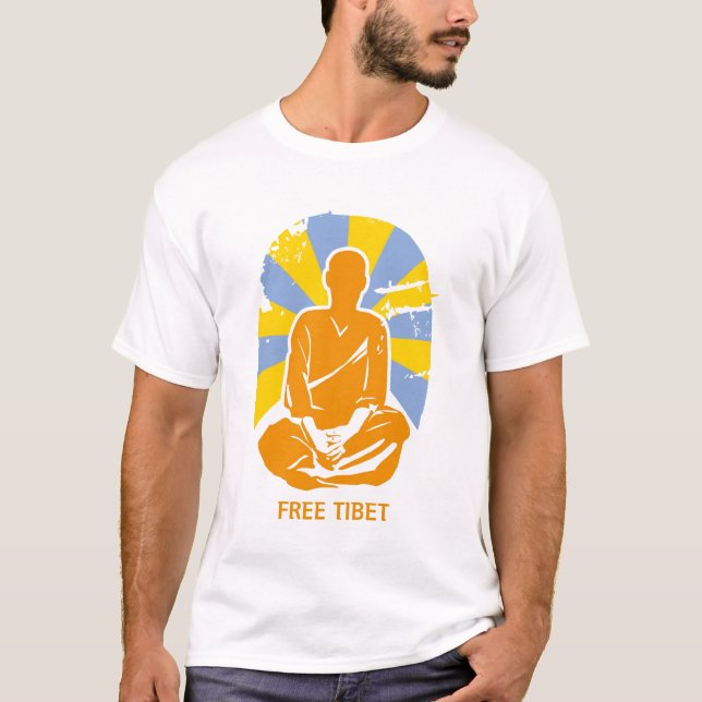 Camiseta T-shirt livre de Tibet (Frente)