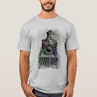 Camiseta T-shirt locomotivo do trem para o pai