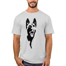 t-shirt logotipo malinois cabeça