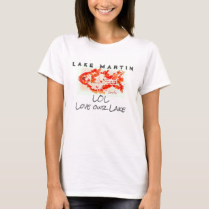 Camiseta T-shirt LOL "amor dos peixes de Martin do lago
