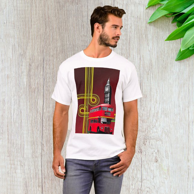Camiseta T-Shirt London Double Decker Bus (Criador carregado)