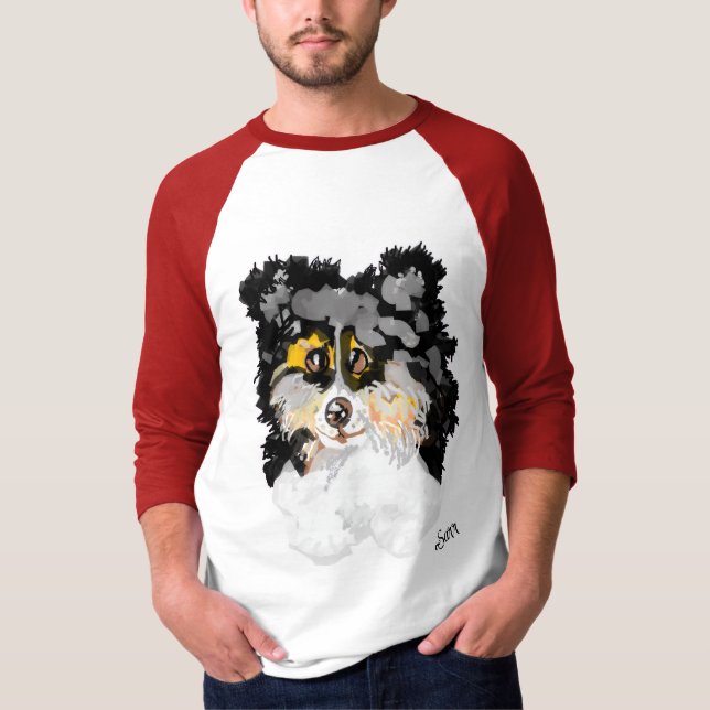 Camiseta T-Shirt Long Sleeve : Foi Bonita. (Frente)