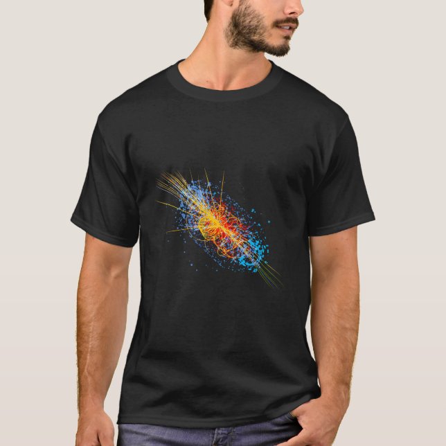 Camiseta T-Shirt Long Sleeve Higgs Boson Theory Par (Frente)