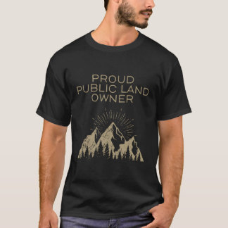 Camiseta T-Shirt Long Sleeve, Proprietário Público Orgulhos