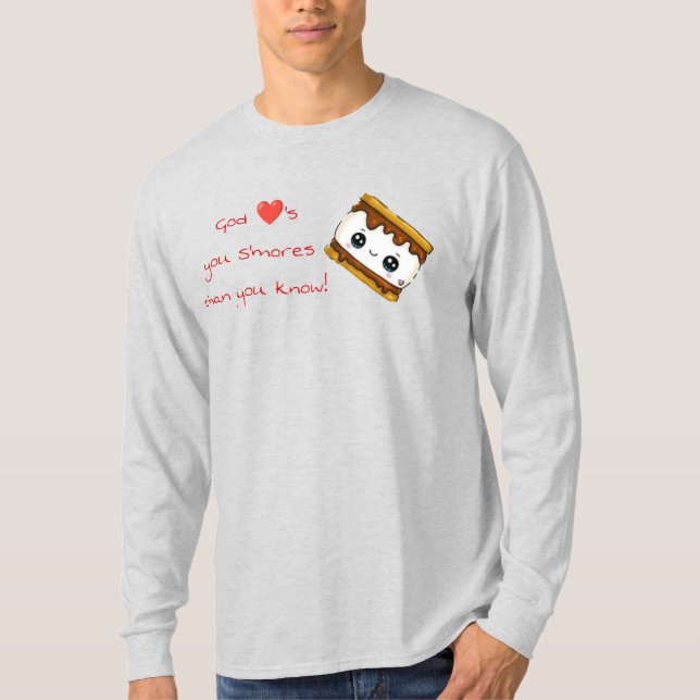 Camiseta T-shirt Long Sleeve S'mores (Frente)