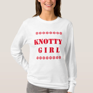 Camiseta T-shirt longo básico da Capa das mulheres KNOTTY