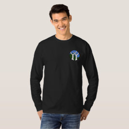 Camiseta T-shirt longo básico da Capa dos homens