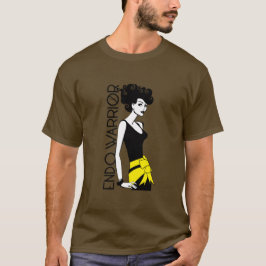 Camiseta T-shirt longo básico da Capa dos homens ENDO do