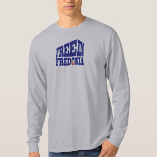 Camiseta T-shirt longo básico da Capa no Fredonia dos