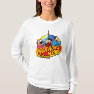 Camiseta T-shirt longo da Capa das mulheres de PHIP