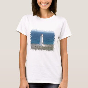 Camiseta T-shirt longo da Capa do farol