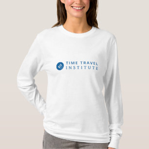 Camiseta T-shirt longo da Capa do logotipo branco de TTI