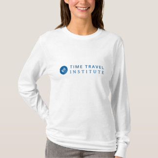 Camiseta T-shirt longo da Capa do logotipo branco de TTI