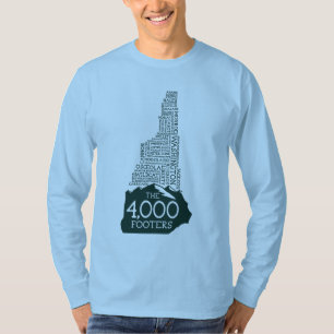 Camiseta T-shirt longo da Capa dos pés de página do NH 40