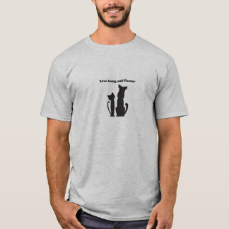 Camiseta T-shirt longo e adoptivo vivo - animais