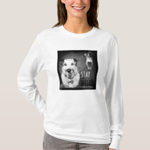 Camiseta T-shirt longo estranho da Capa da estada