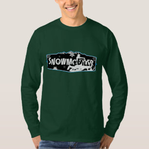 Camiseta T-shirt longo Nano da Capa de Snowmobiler Hanes