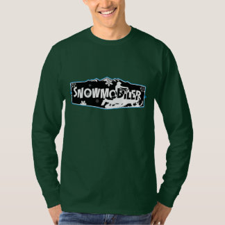 Camiseta T-shirt longo Nano da Capa de Snowmobiler Hanes