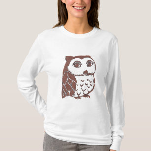 Camiseta T-shirt longo Nano da Capa do Hanes das mulheres