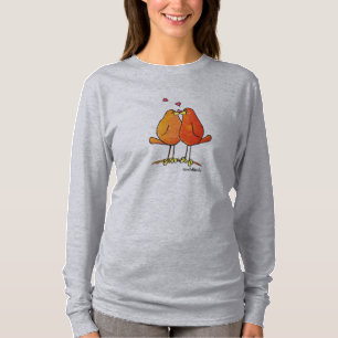 Camiseta T-shirt longo Nano da Capa do Hanes das mulheres