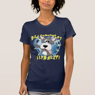 Camiseta T-shirt louco da obscuridade das senhoras do cão