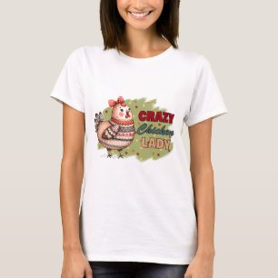 Camiseta T-Shirt Louco de Galinha