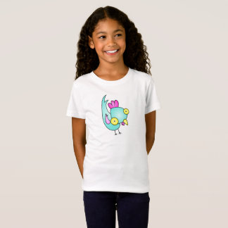 Camiseta T-shirt louco de Weirdimal da galinha