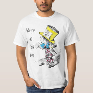 Camiseta T-shirt louco do tea party do Hatter