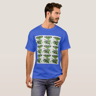 Camiseta T-shirt louco dos homens da arte do mata-borrão d