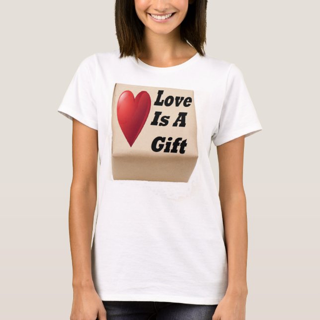Camiseta T-Shirt Lovre É Um Presente (Frente)