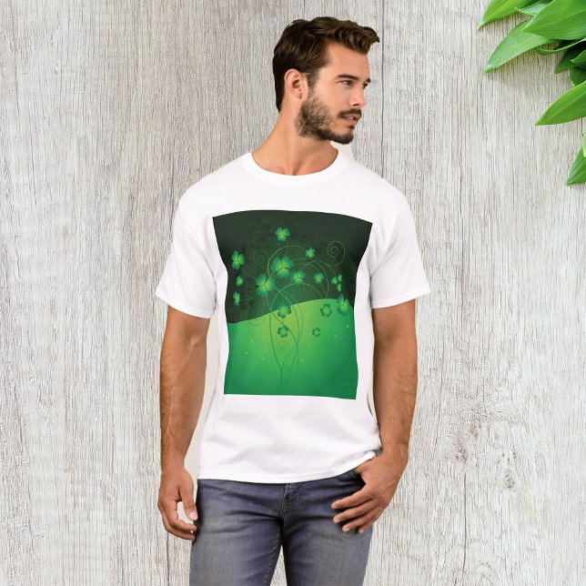 Camiseta T-Shirt Lucky Clover Mens (Criador carregado)