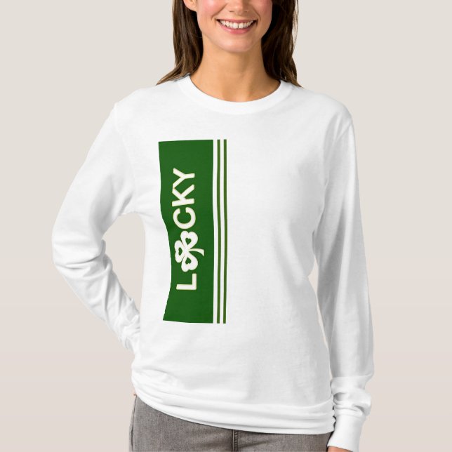 Camiseta T-Shirt Lucky Long Sleeve (Frente)