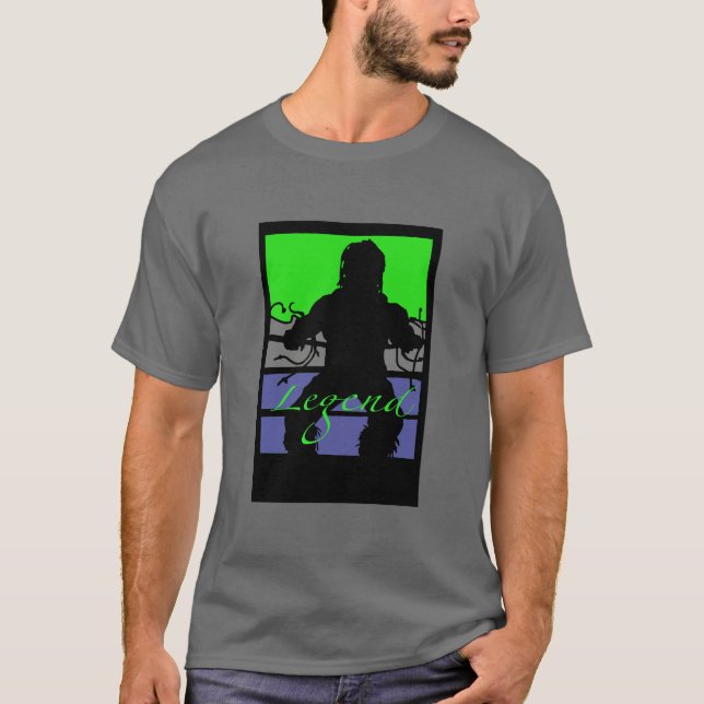 Camiseta T shirt Luta Legend Warrior (Frente)