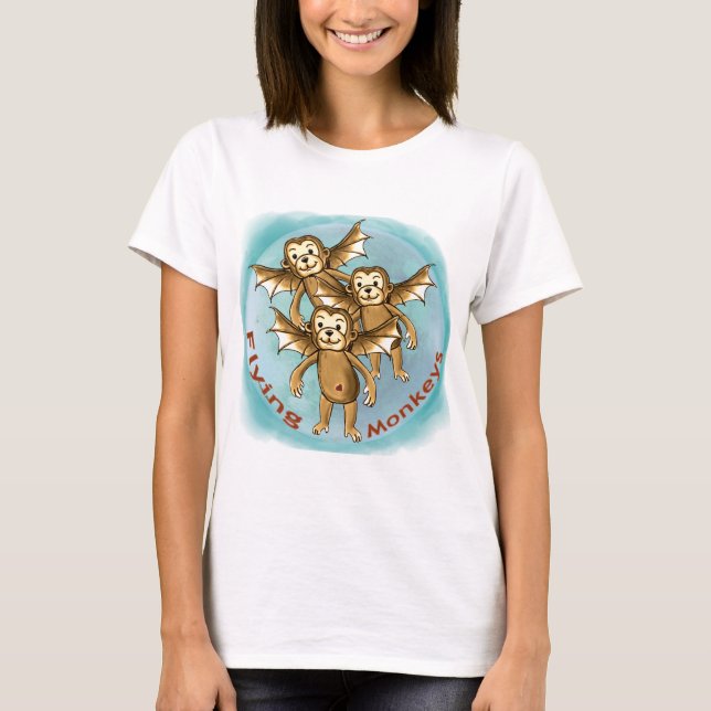 Camiseta T-Shirt Macacos Voadores (Frente)