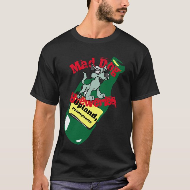Camiseta T-Shirt Mad Dog Breweries (Frente)