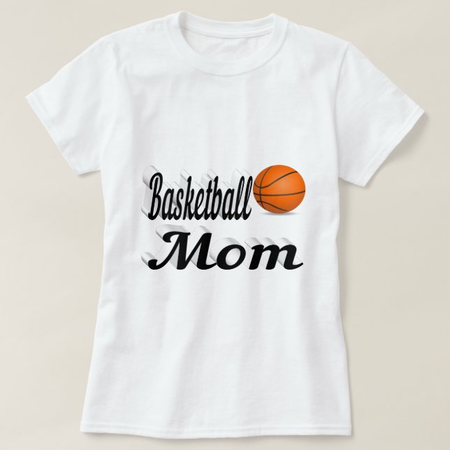 Camiseta T-Shirt Mãe de Basquete (Frente do Design)