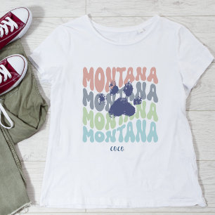 Camiseta T-Shirt Mãe de Cachorro de Montana Retro