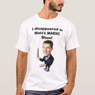 Camiseta T-shirt MÁGICO da mostra de Matt!