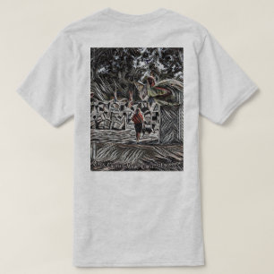 Camiseta T-shirt mágico do círculo da rainha Califia