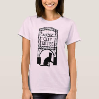 Camiseta T-shirt mágico dos gatinhos da cidade