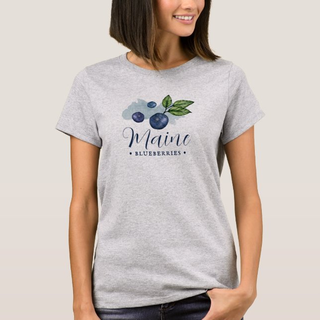 Camiseta T-Shirt Maine Blueberry (Frente)