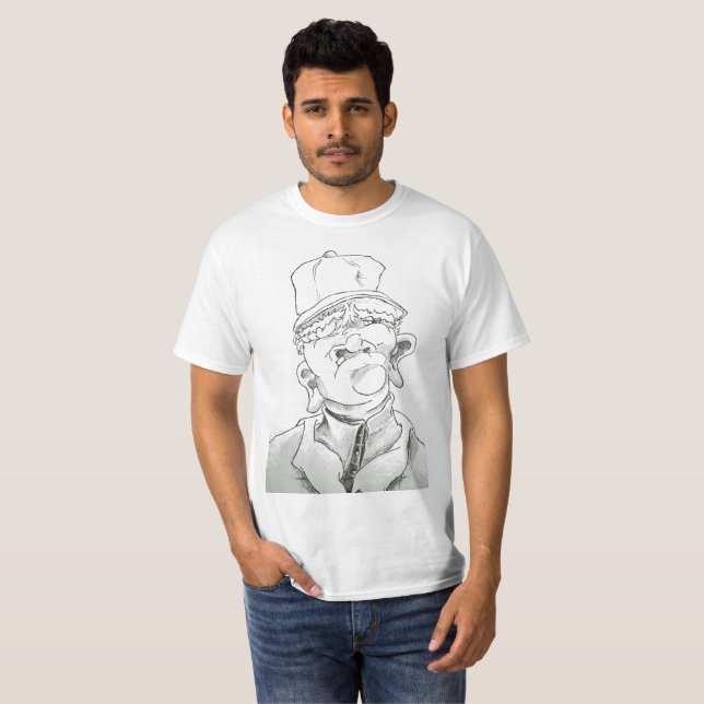 Camiseta T-shirt mal-humorado do fazendeiro (Frente Completa)