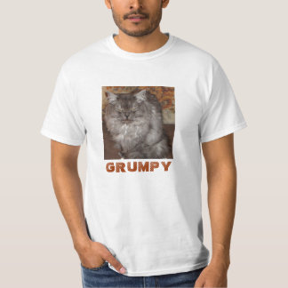 Camiseta T-shirt MAL-HUMORADO do gato