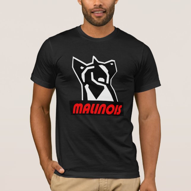 Camiseta t-shirt malinois (Frente)