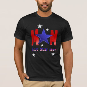 Camiseta T-shirt Mamã-indicados por letras de uma estrela
