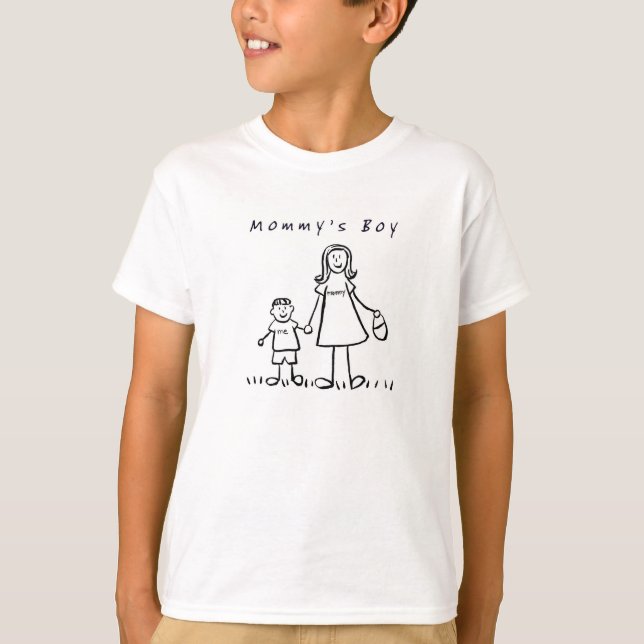 Camiseta T-Shirt mamãe & Me (desenho com título) (Frente)
