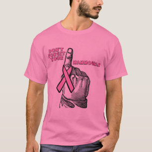 Camiseta T-shirt - mamograma do cancro da mama